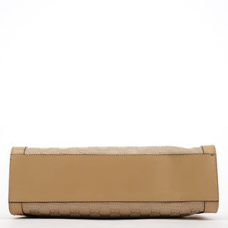 Gucci 92706 Beige GG Canvas Shoulder Bag