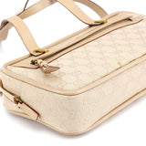 Gucci 92729 Beige GG Leather Tote Bag