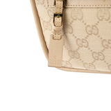 Gucci 92729 Beige GG Leather Tote Bag