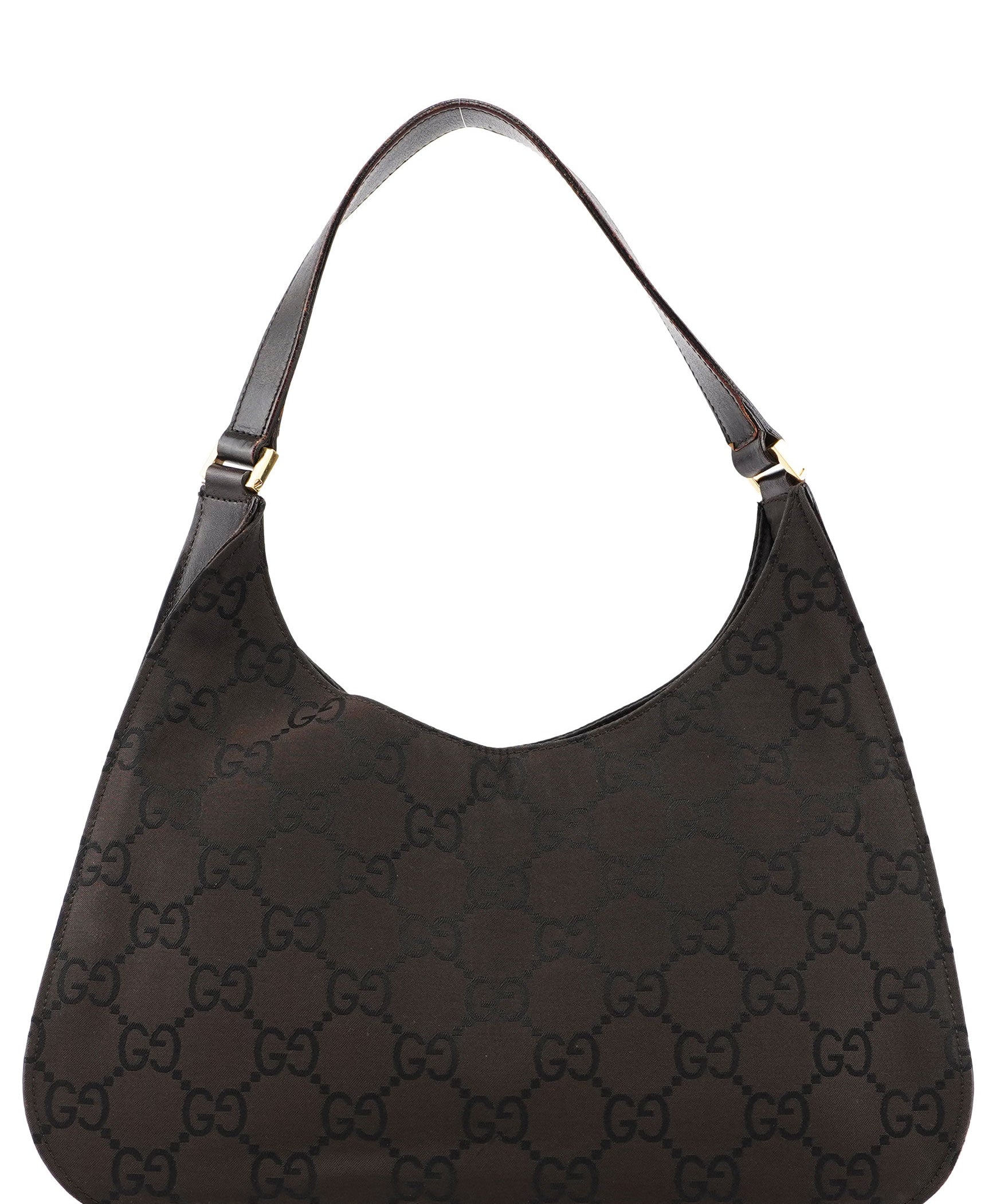 Gucci 93154 Brown GG Hobo Shoulder Bag