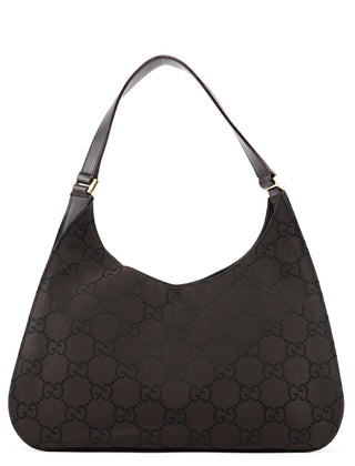 Gucci 93154 Brown GG Hobo Shoulder Bag