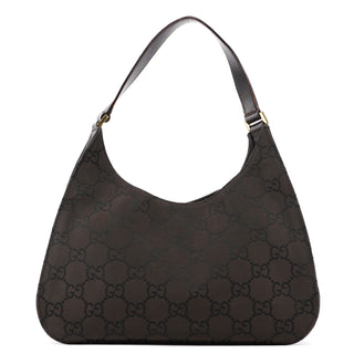 Gucci 93154 Brown GG Hobo Shoulder Bag