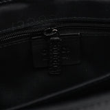Gucci 93631 Black Calfskin Bamboo Tote Bag