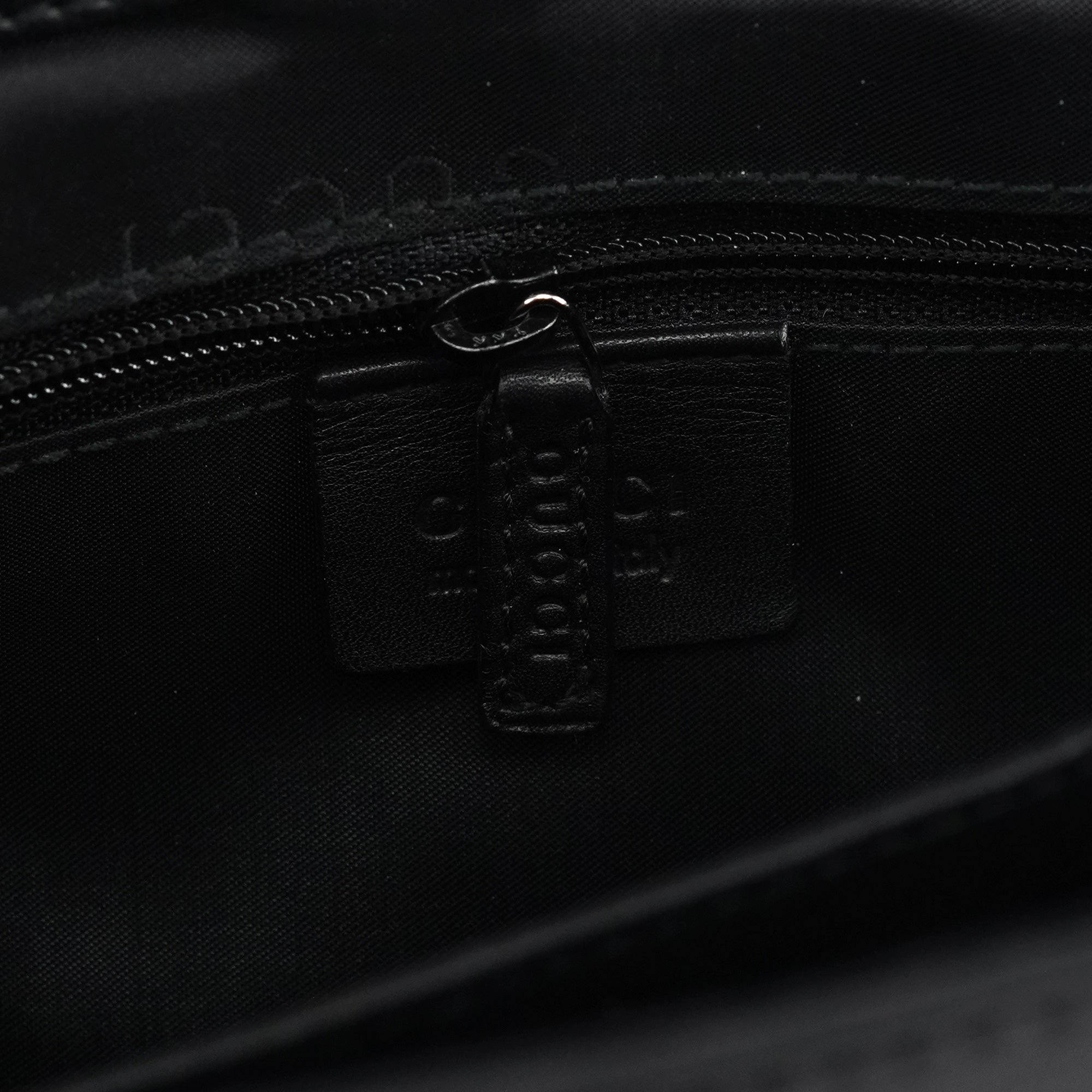 Gucci 93631 Black Calfskin Bamboo Tote Bag