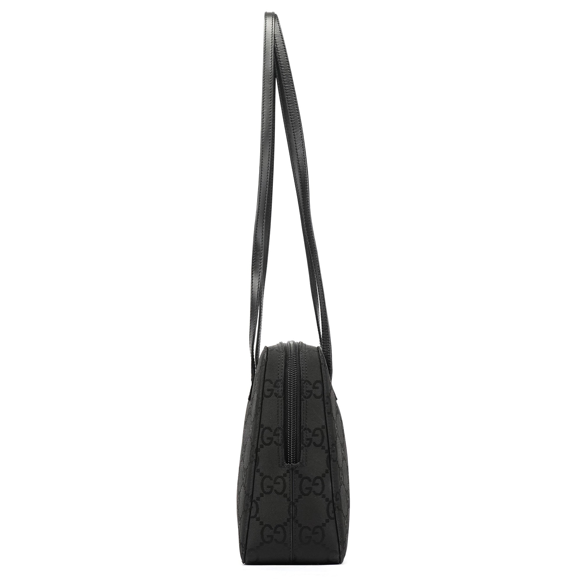 Gucci 96049 Black GG Nylon Tote Bag