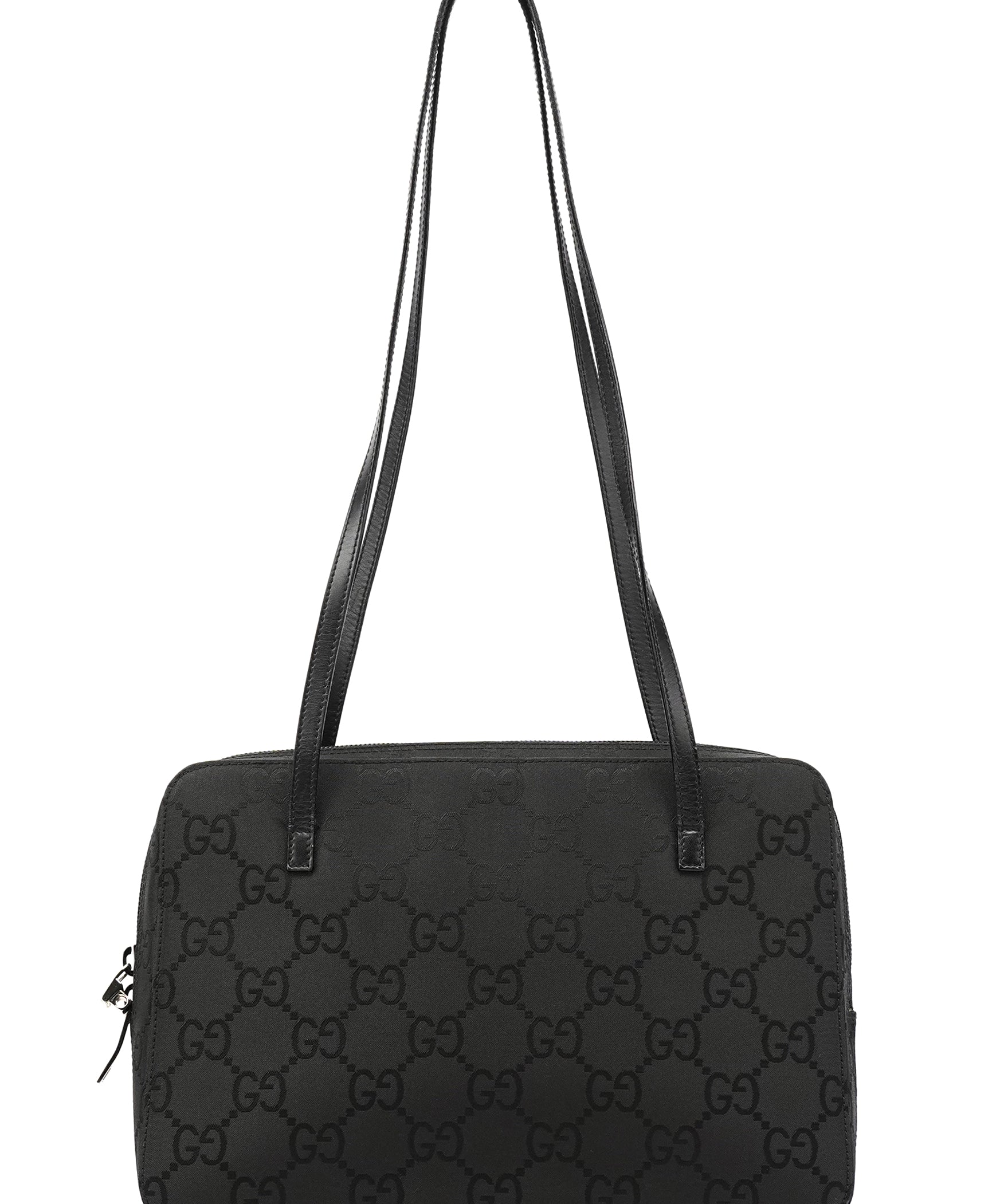 Gucci 96049 Black GG Nylon Tote Bag