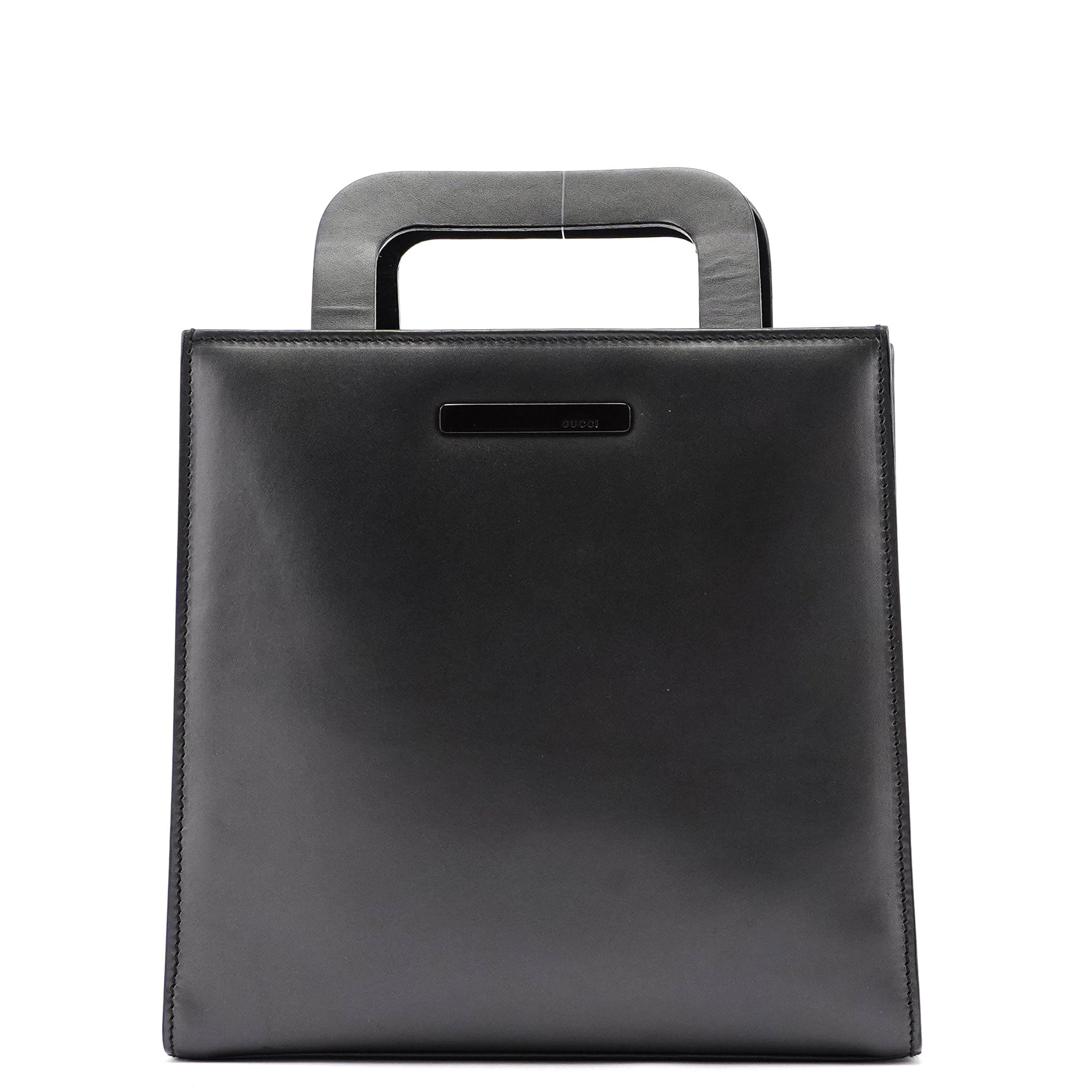 Gucci Anthracite Calfskin 2-Way Tote Bag