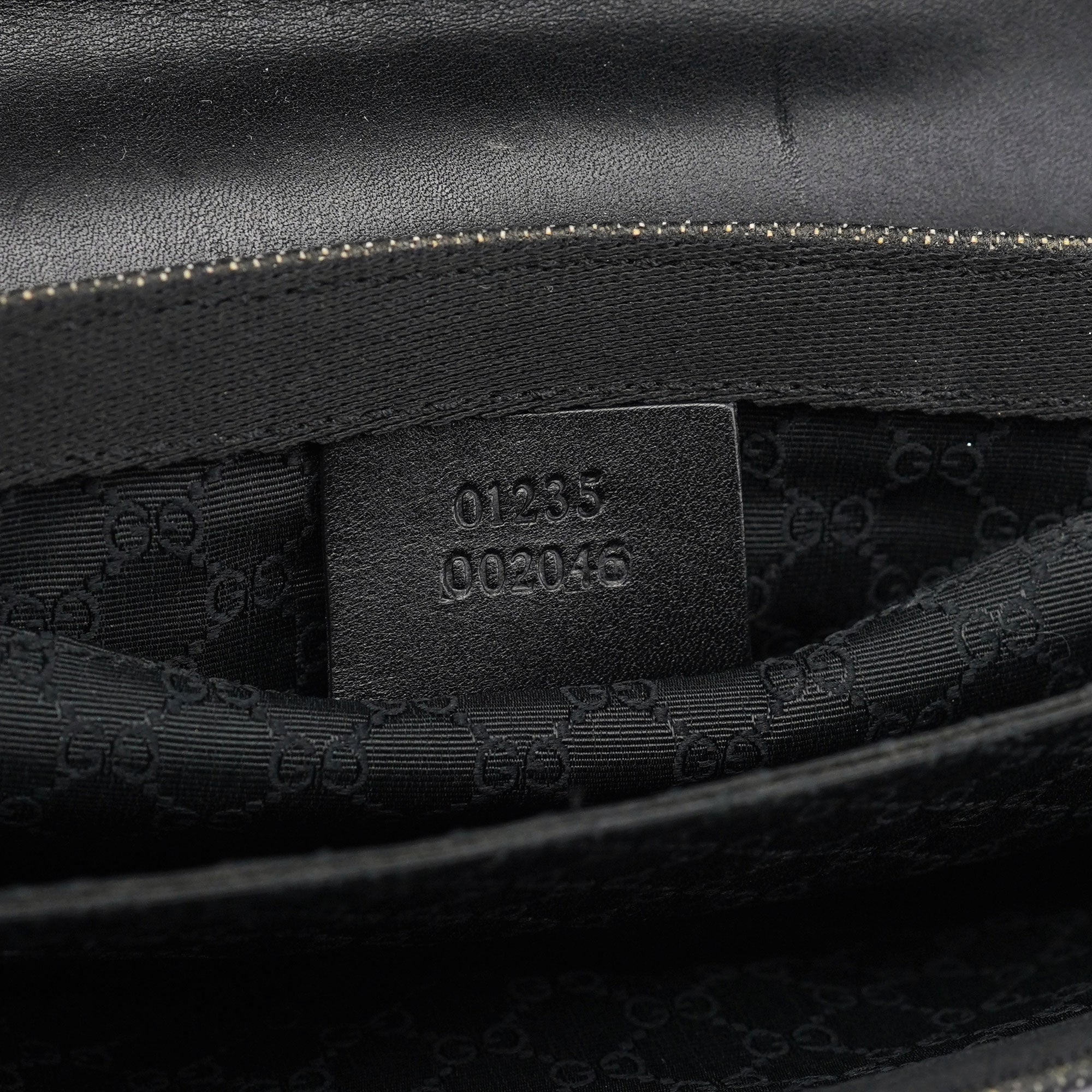 Gucci Anthracite Denim Flap Shoulder Bag