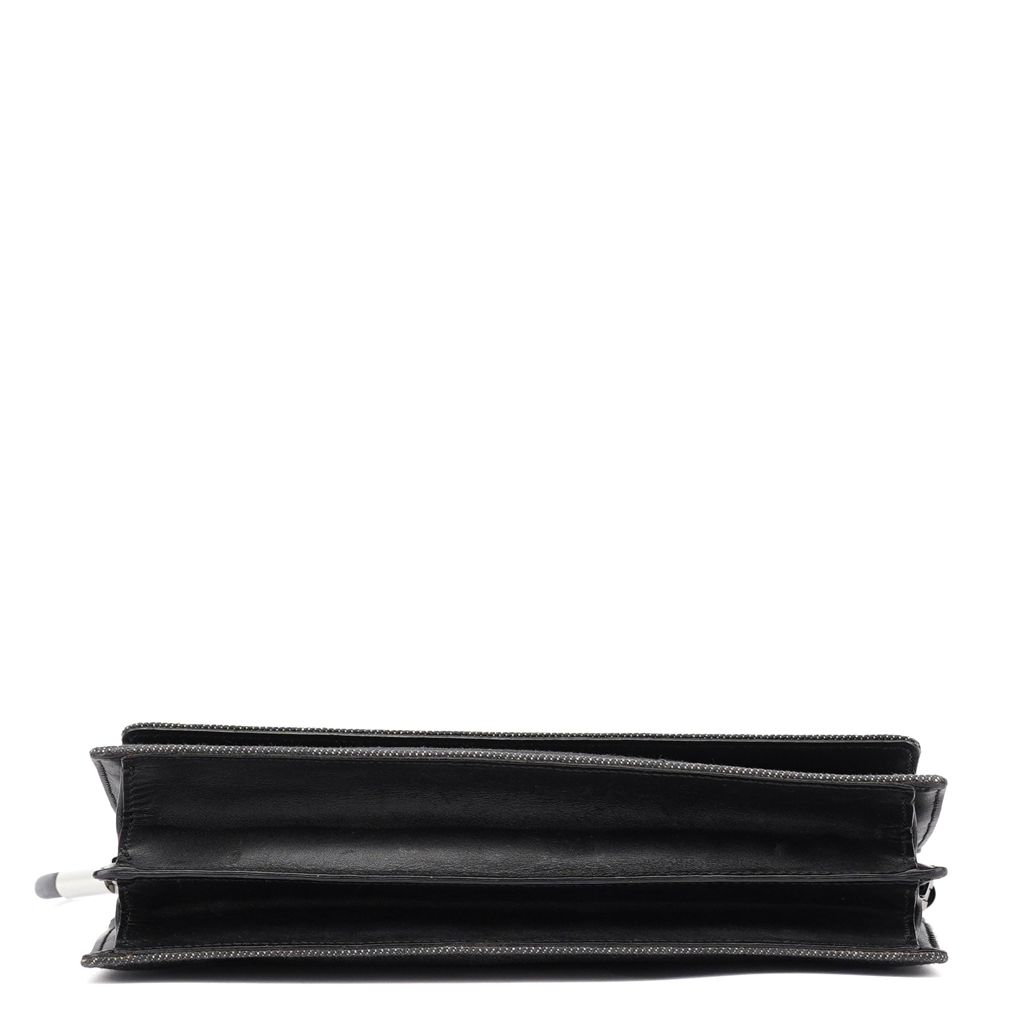 Gucci Anthracite Denim Flap Shoulder Bag