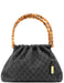 Gucci Anthracite Denim GG Bamboo Bag