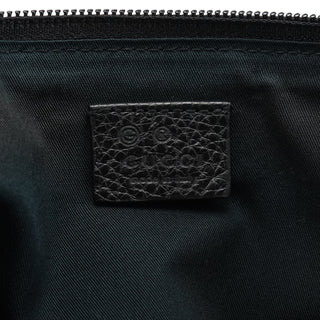 Gucci Anthracite Denim GG Boat Pochette