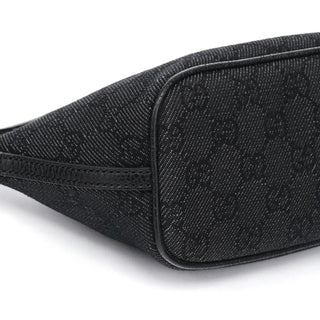 Gucci Anthracite Denim GG Boat Pochette
