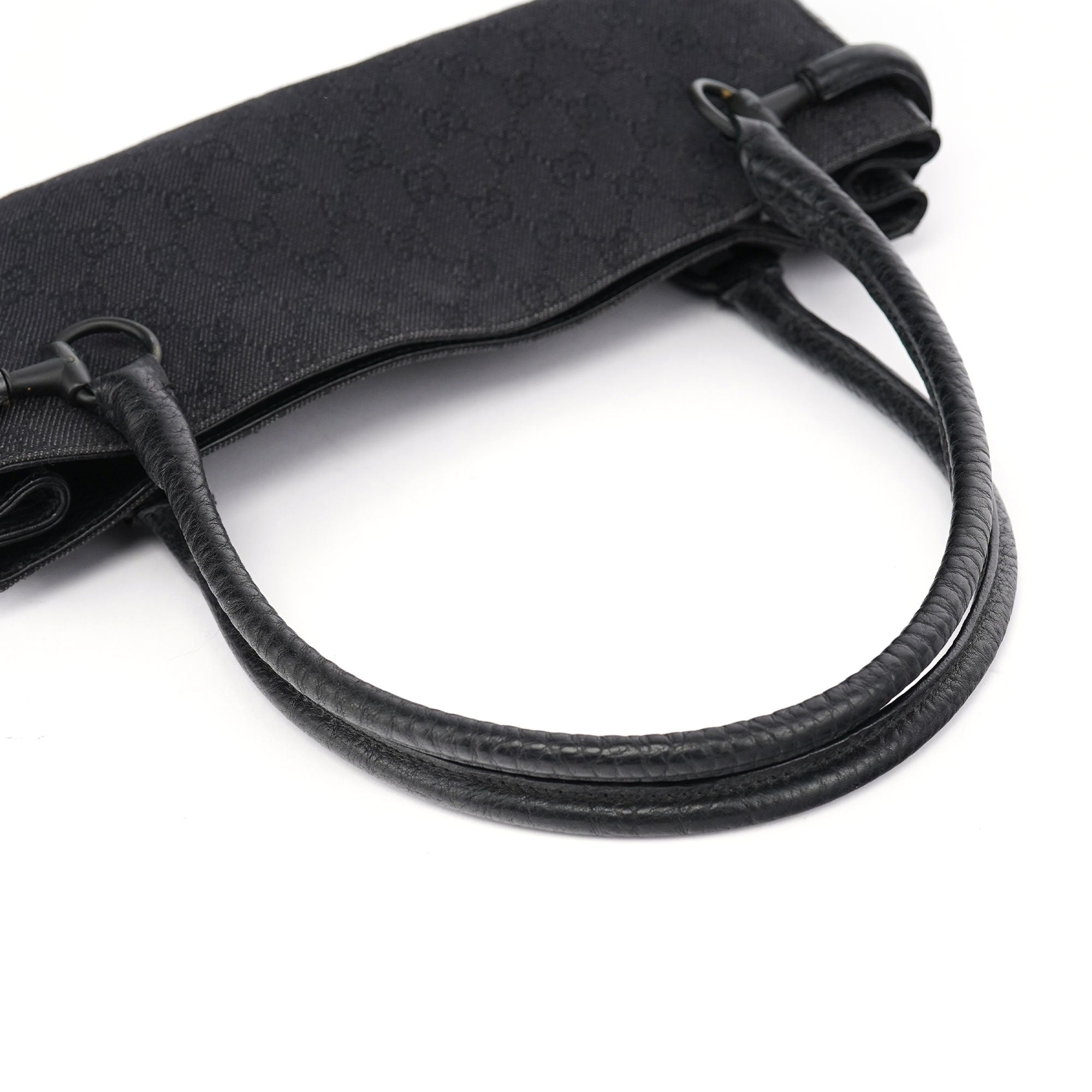 Gucci Sac cabas Horsebit en denim GG anthracite