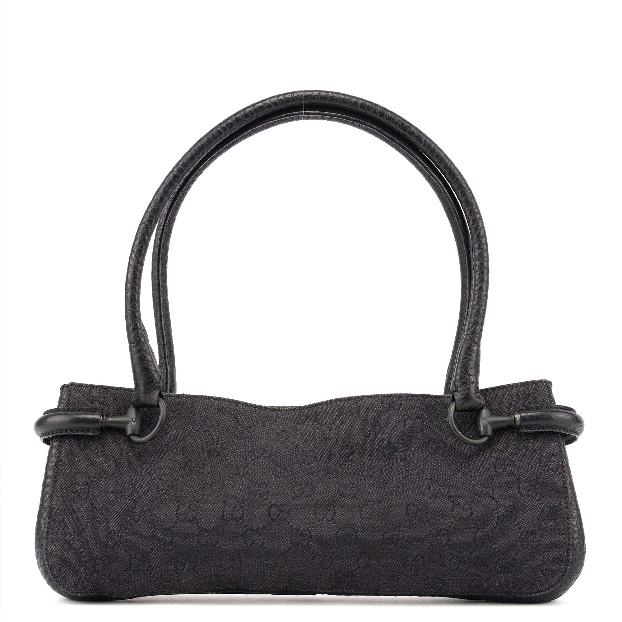 Gucci Sac cabas Horsebit en denim GG anthracite