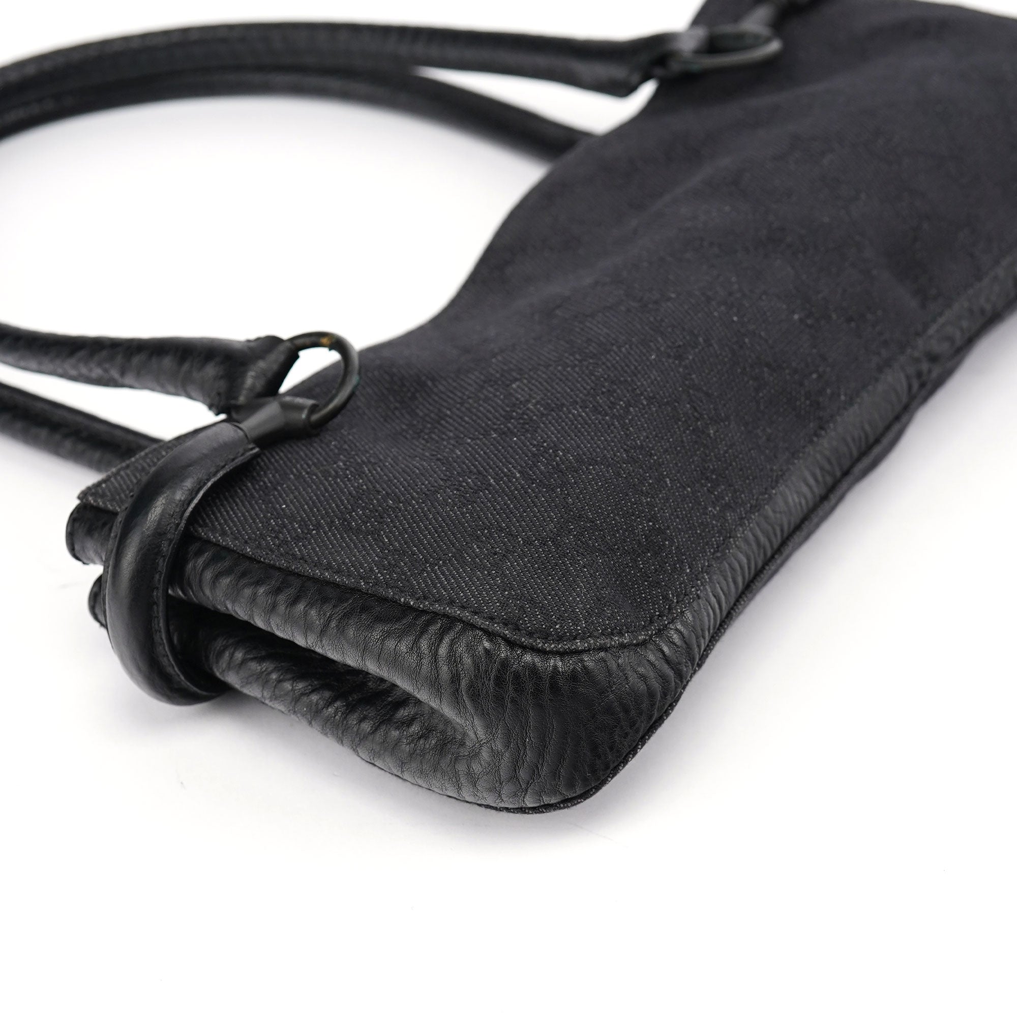 Gucci Sac cabas Horsebit en denim GG anthracite