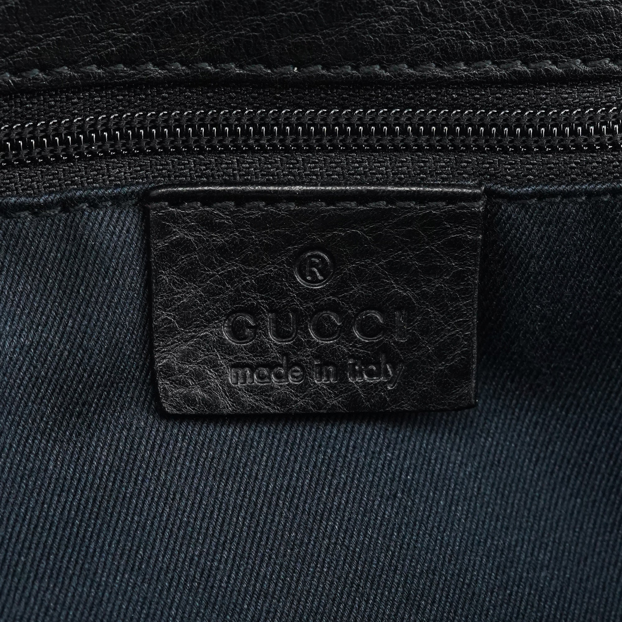 Gucci Sac cabas Horsebit en denim GG anthracite