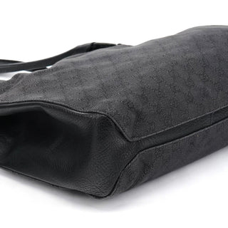 Gucci Anthracite Denim GG Horsebit Tote Bag