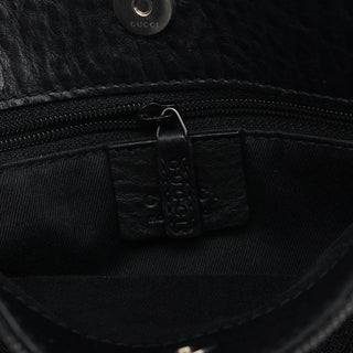 Gucci Anthracite Denim GG Horsebit Tote Bag