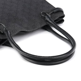 Gucci Anthracite Denim GG Horsebit Tote Bag