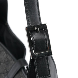 Gucci Anthracite Denim GG Jackie Shoulder Bag