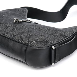 Gucci Anthracite Denim GG Jackie Shoulder Bag