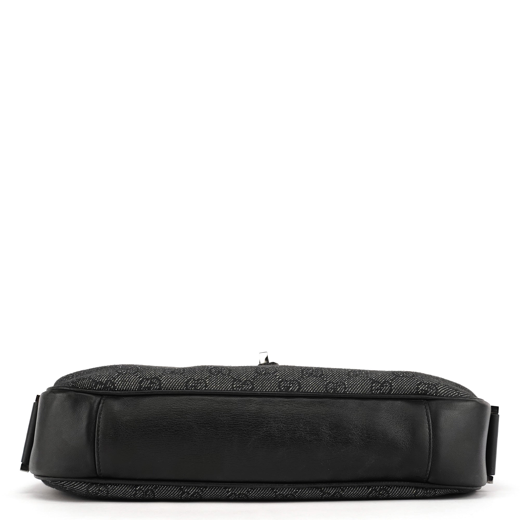Gucci Anthracite Denim GG Jackie Shoulder Bag