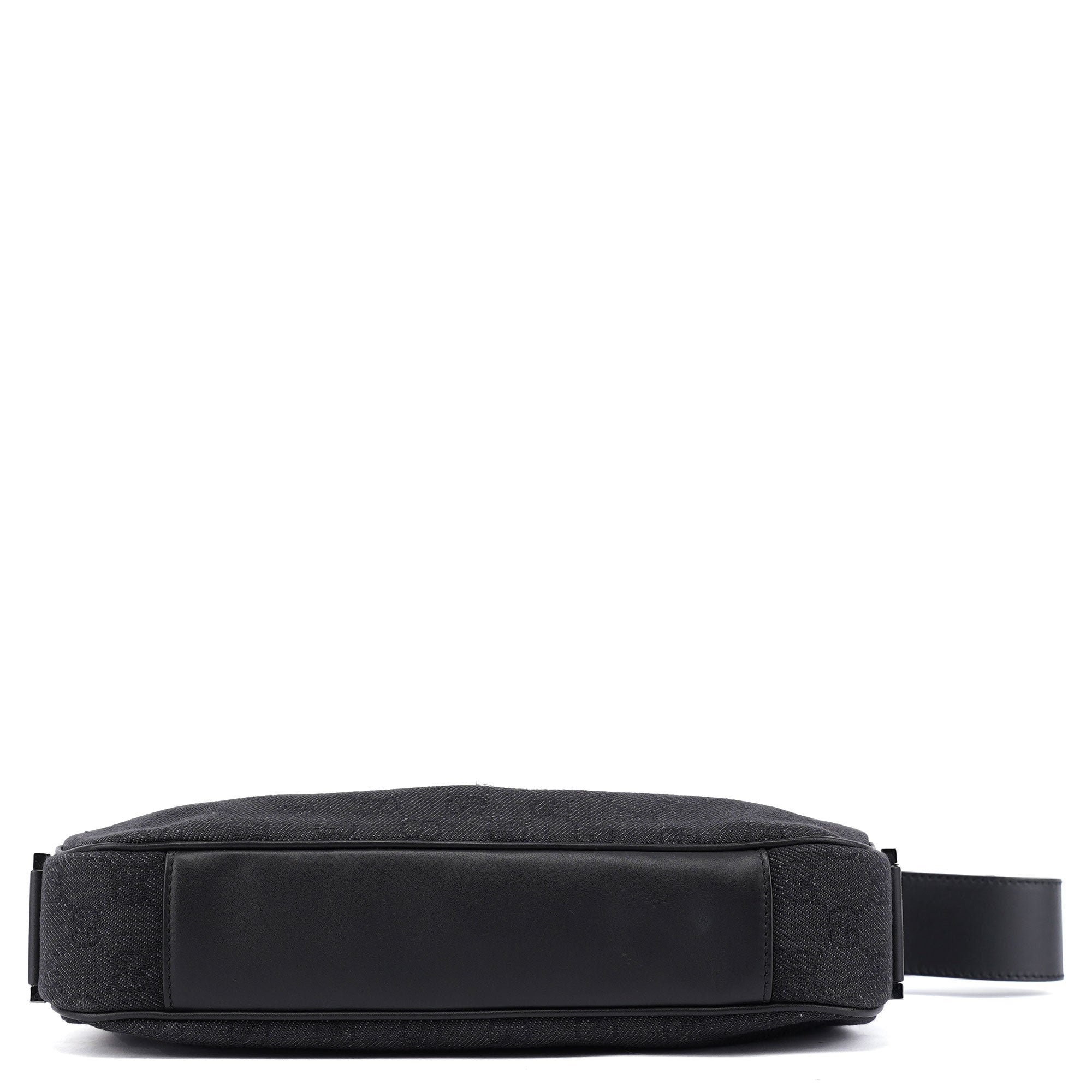 Gucci Sac porté épaule Jackie en denim GG anthracite