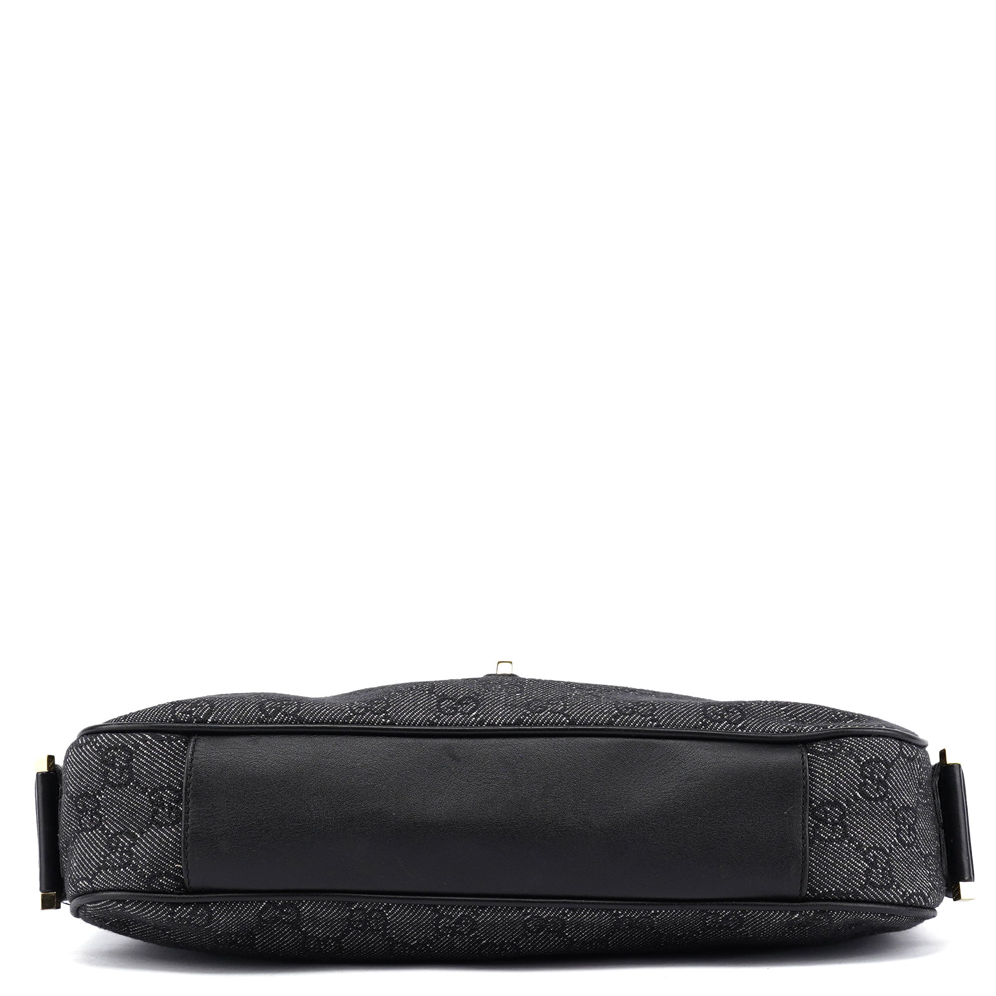 Gucci Sac porté épaule Jackie en denim GG anthracite