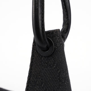 Gucci Anthracite Denim GG Shoulder Bag