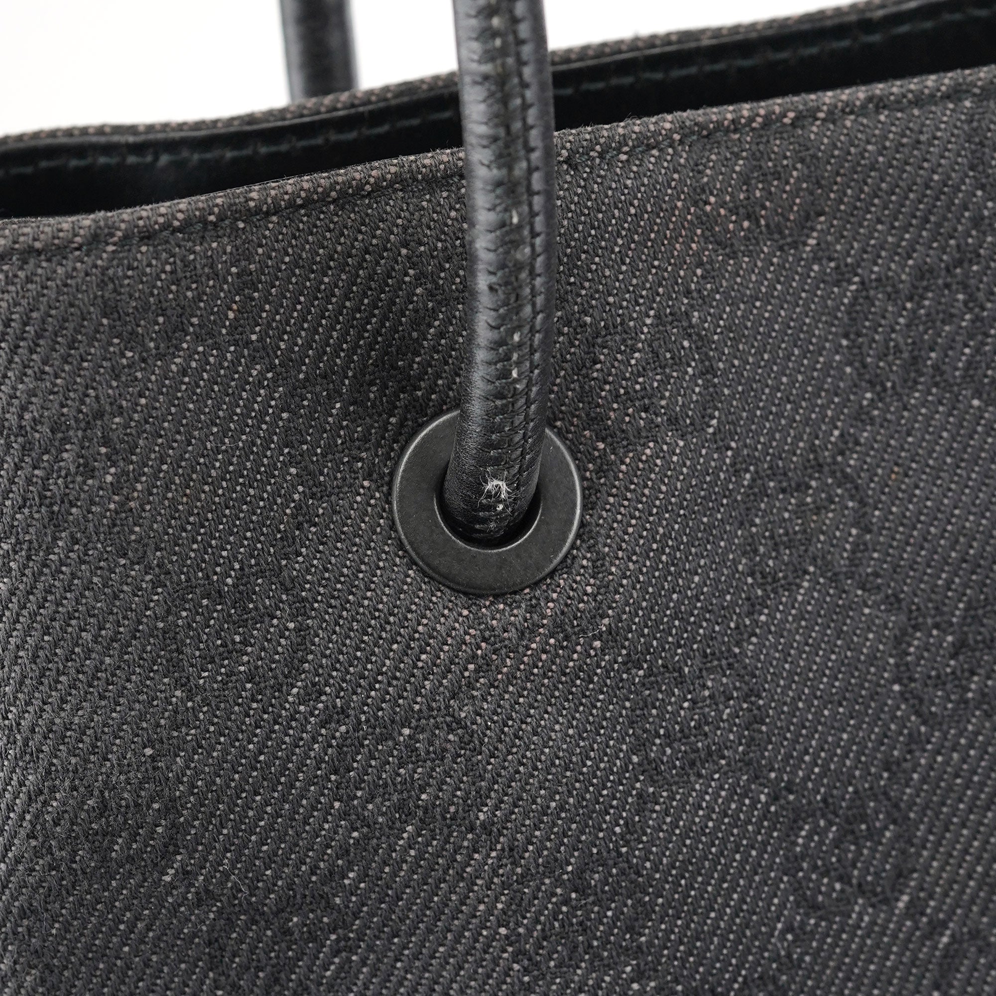 Gucci Anthracite Denim GG Tote Bag