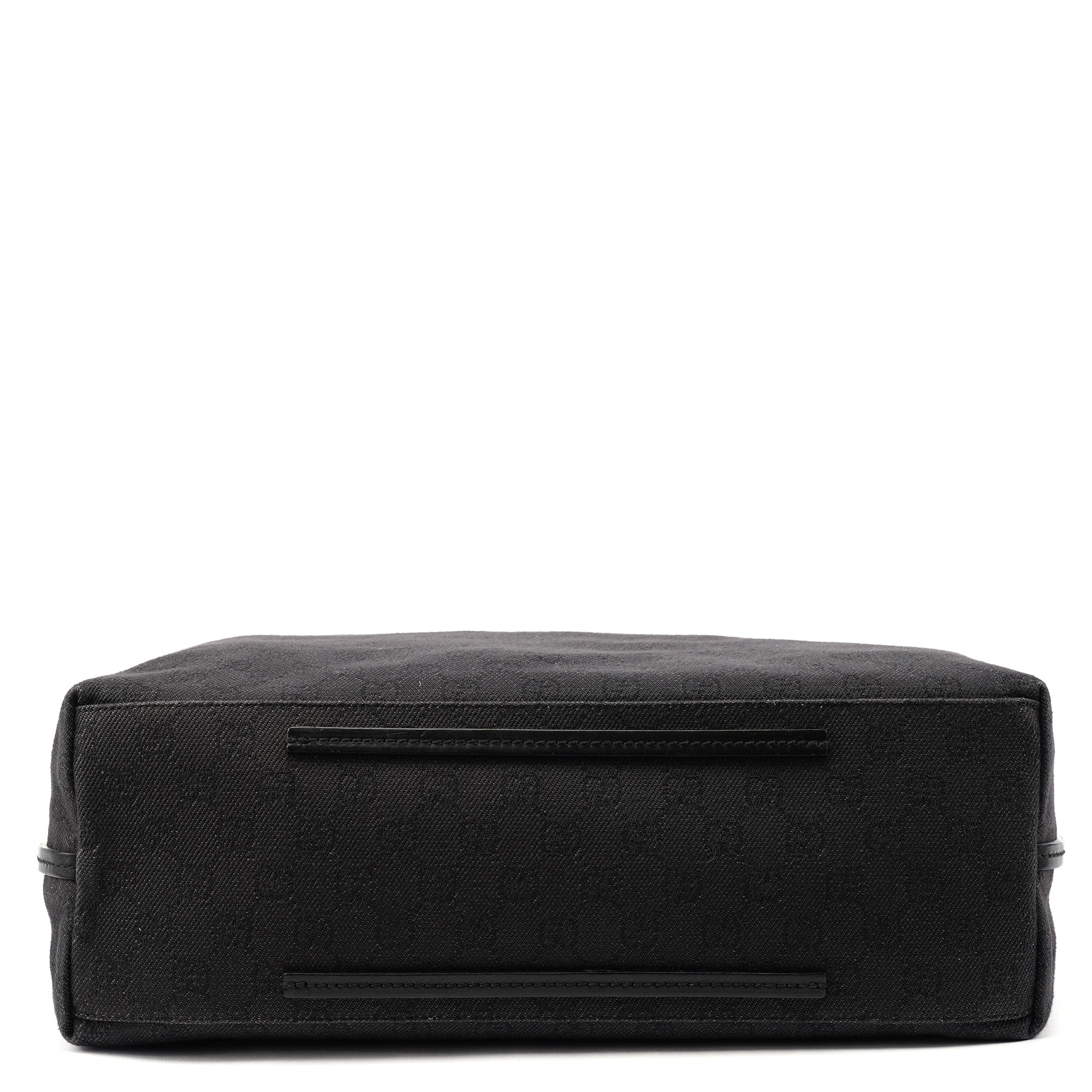 Gucci Anthracite Denim GG Tote Bag
