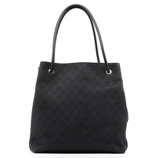 Gucci Anthracite Denim GG Tote Bag