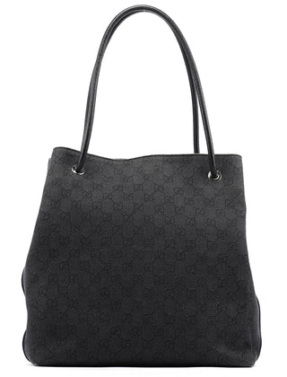 Gucci Anthracite Denim GG Tote Bag