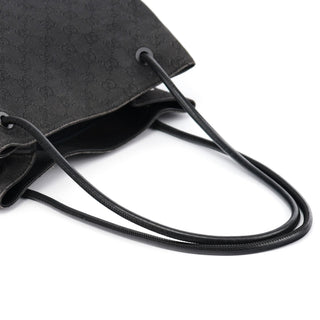 Gucci Anthracite Denim GG Tote Bag