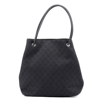 Gucci Anthracite Denim GG Tote Bag