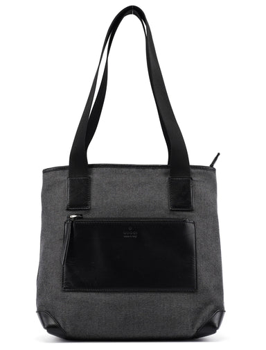 Gucci Anthracite Denim Tote Bag