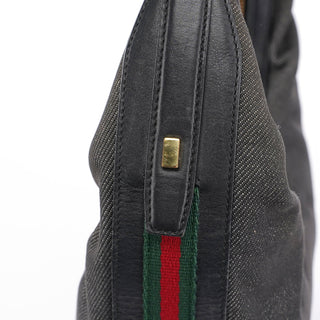 Gucci Anthracite Denim V Hobo Bag