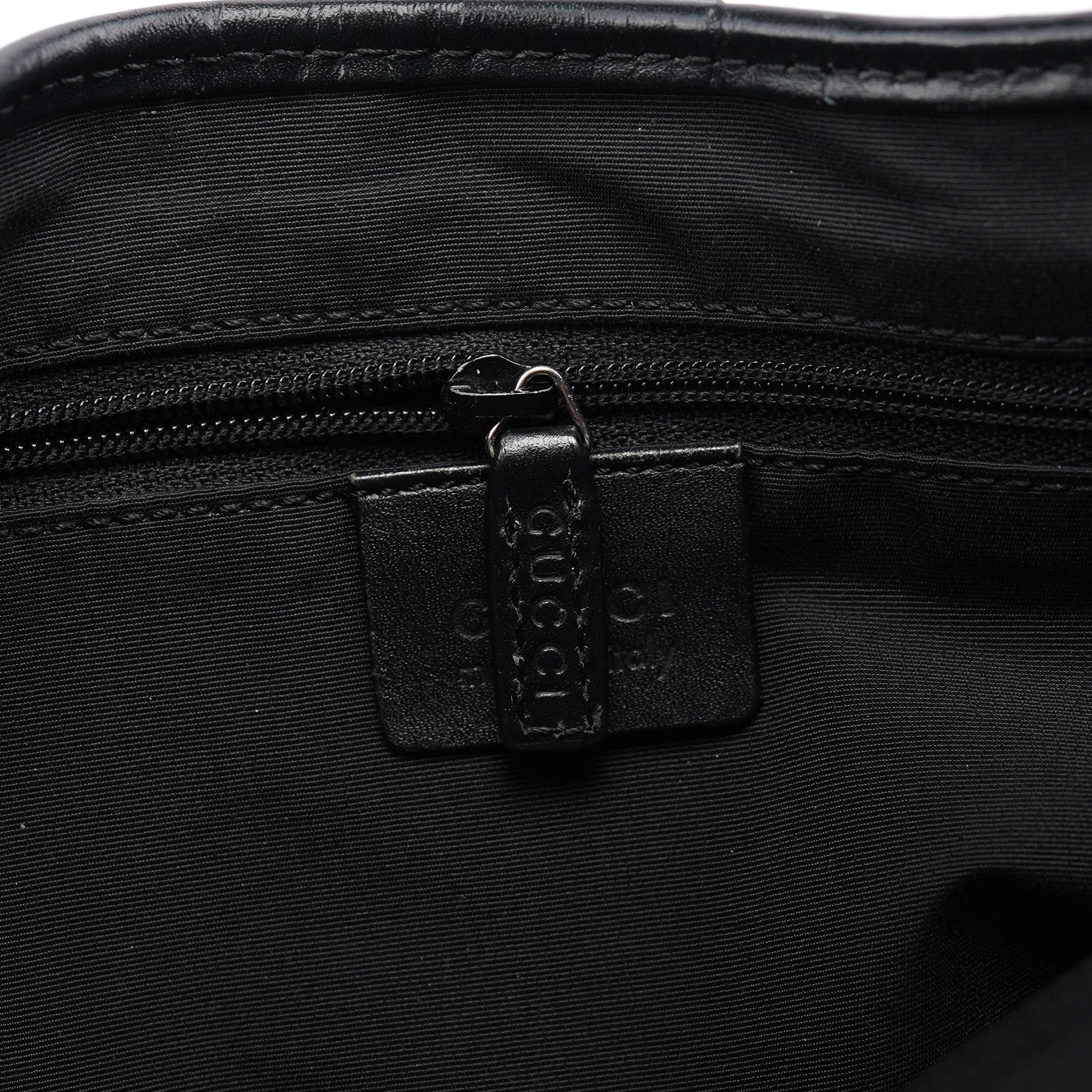 Gucci Anthracite GG Denim Jackie Shoulder Bag