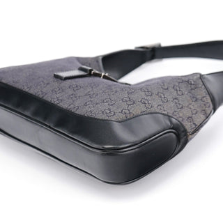 Gucci Anthracite GG Denim Jackie Shoulder Bag