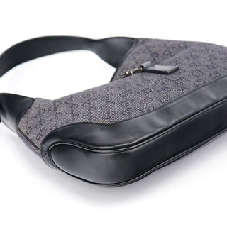 Gucci Anthracite GG Denim Jackie Shoulder Bag