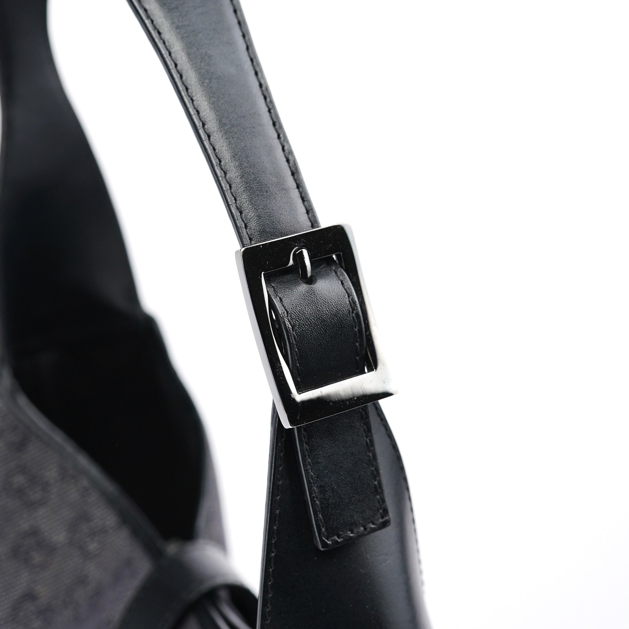 Gucci Anthracite GG Denim Jackie Shoulder Bag