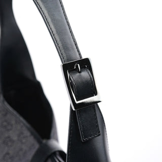 Gucci Anthracite GG Denim Jackie Shoulder Bag