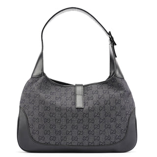 Gucci Anthracite GG Denim Jackie Shoulder Bag