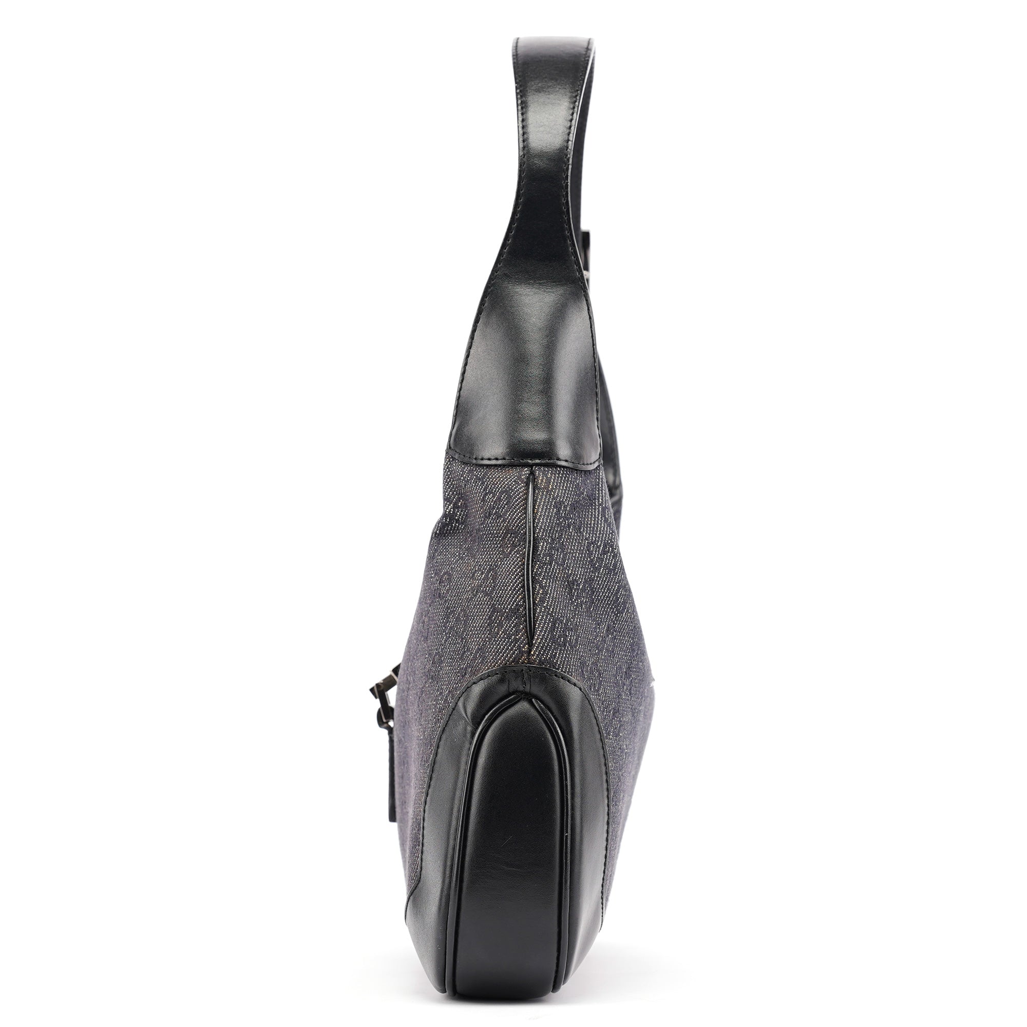Gucci Anthracite GG Denim Jackie Shoulder Bag