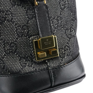 Gucci Anthracite GG Denim Tote Bag
