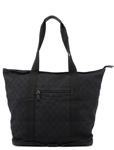 Gucci Anthracite GG Foldable Tote Bag