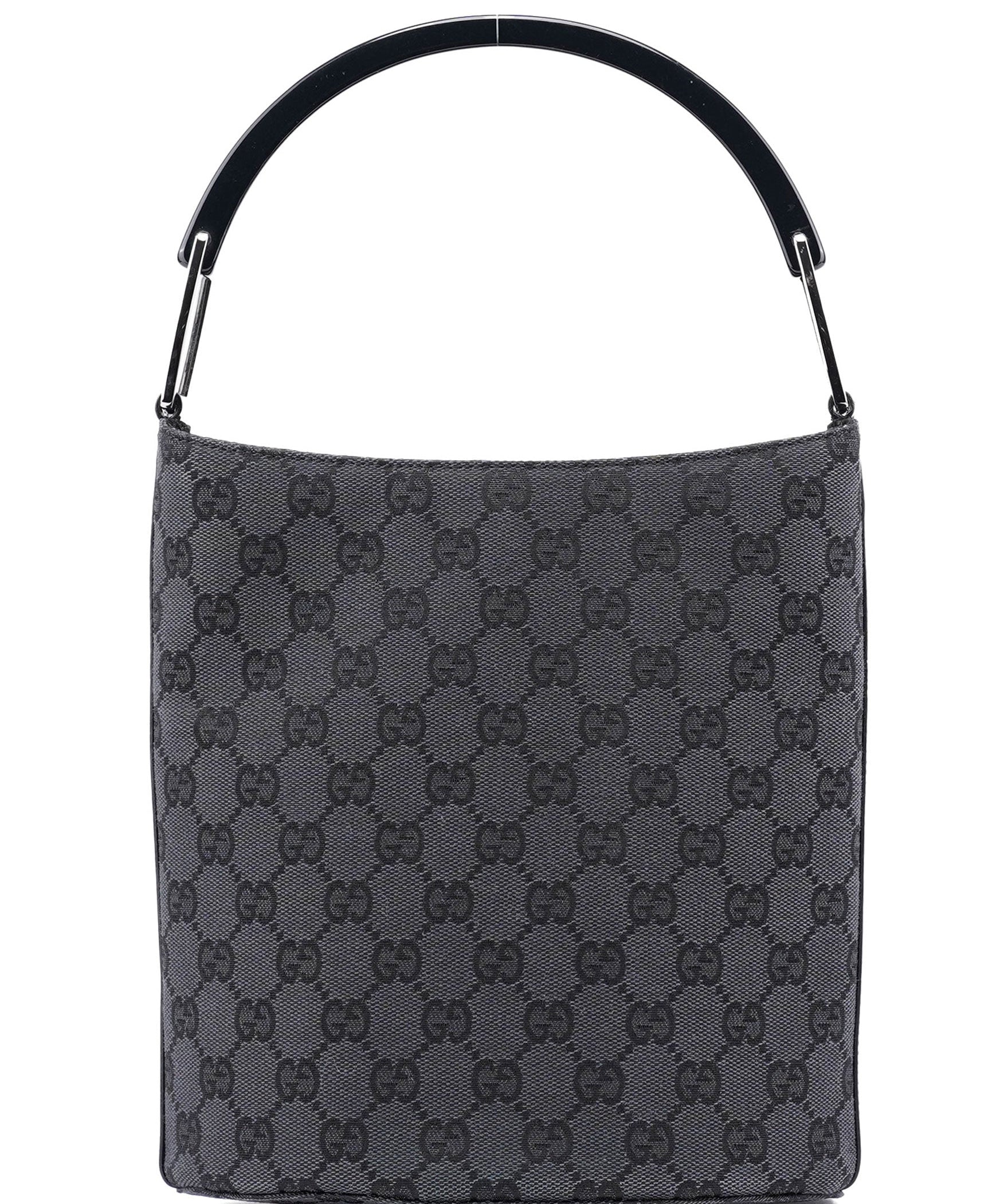 Gucci Anthracite GG Plastic Bucket Bag
