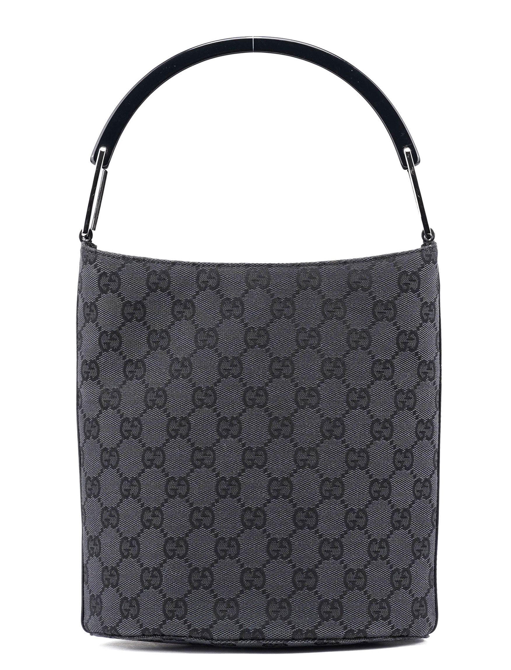 Gucci Anthracite GG Plastic Bucket Bag