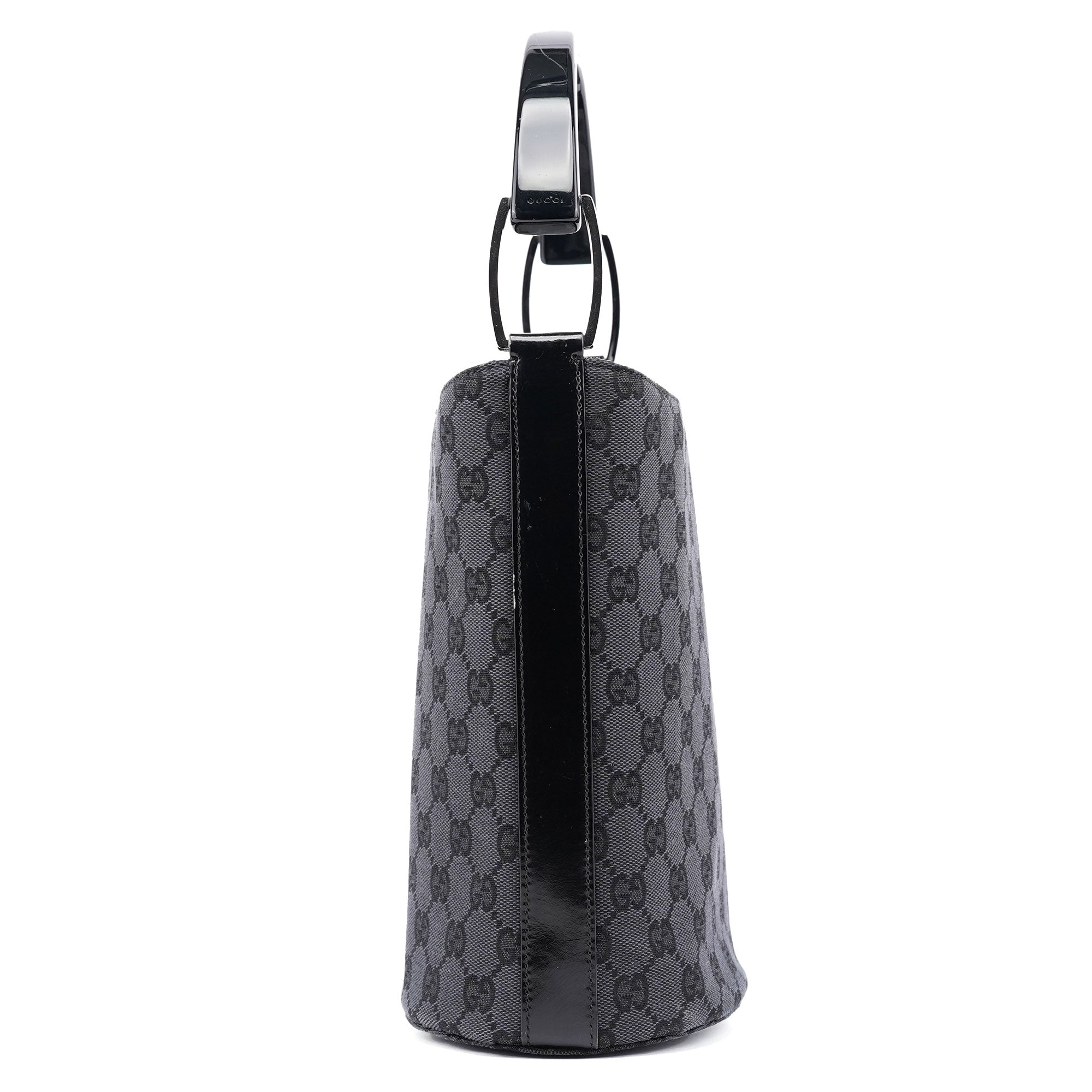 Gucci Anthracite GG Plastic Bucket Bag