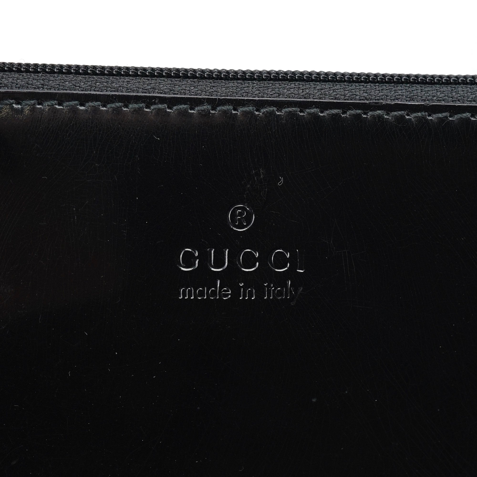 Gucci Anthracite GG Plastic Bucket Bag
